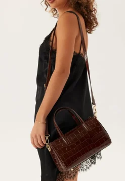 Latalia Ancona Glossy Croco Bag
