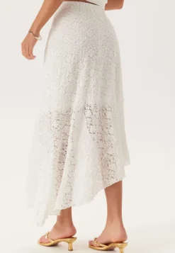 BUBBLEROOM Asymmetric Lace Skirt