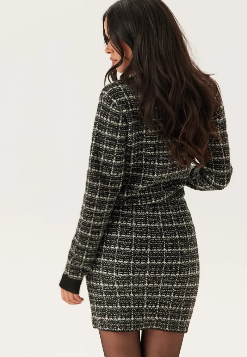 VILA Audrey Check Knit Skirt