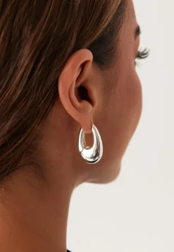 Pilgrim Autumn Chunky Retro Hoop Earri