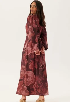 BUBBLEROOM Balloon Sleeve Maxi Dress