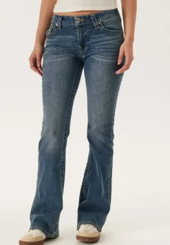 True Religion Becca Mid Rise Boot Cut Flap