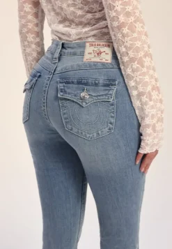 True Religion Becca Mid Rise Bootcut Flap