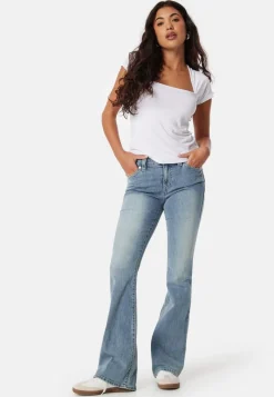 True Religion Becca Mid Rise Bootcut Flap