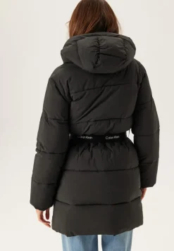 Calvin Klein Jeans Belted Midweight Long Puffer