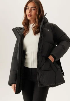 Calvin Klein Jeans Belted Midweight Puffer