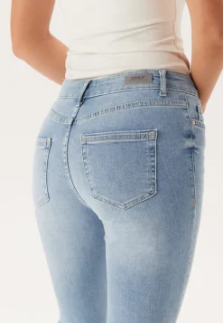 ONLY Blush Life Mid Raw Jeans