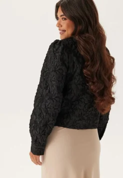 BUBBLEROOM Brocade Short Jacket