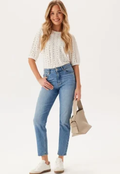 Happy Holly Broderie Anglaise Top