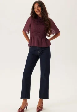 BUBBLEROOM Butterfly Sleeve Blouse