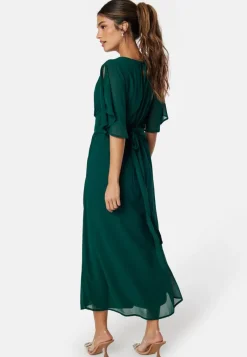 Bubbleroom Occasion Butterfly Sleeve Midi Dress