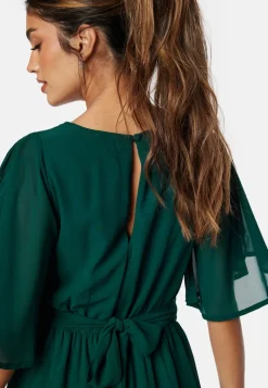 Bubbleroom Occasion Butterfly Sleeve Midi Dress