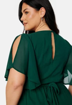 Bubbleroom Occasion Butterfly Sleeve Midi Dress