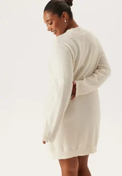 Happy Holly Cable Knit Sweater Dress