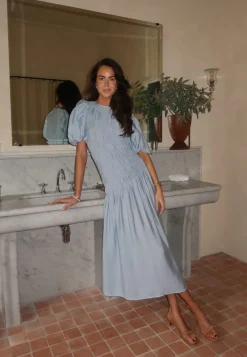 Bubbleroom Occasion CC Puff Sleeve Smock Dress