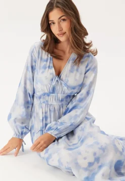 BUBBLEROOM CC V-neck Viscose Strap L/S Dress