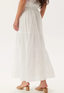 Happy Holly Cotton Dobby Dot Maxi Skirt