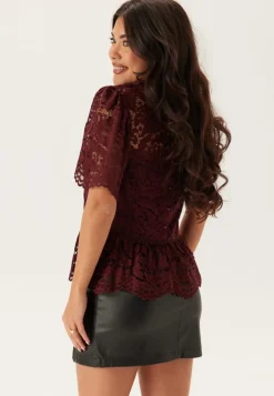 Bubbleroom Occasion Cotton Lace Blouse