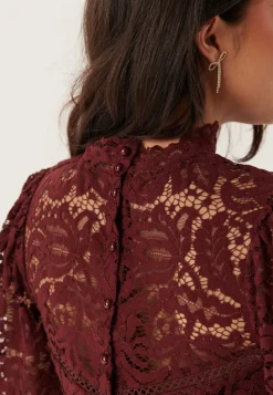 Bubbleroom Occasion Cotton Lace Blouse