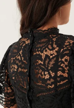 Bubbleroom Occasion Cotton Lace Blouse