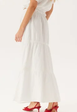 BUBBLEROOM Cotton Lace Maxi Skirt