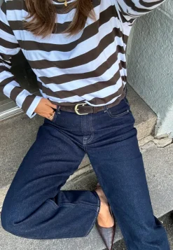 MAKE WAY Croco Leather Slingback