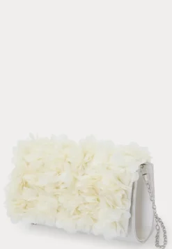 BUBBLEROOM 3D Floral Clutch