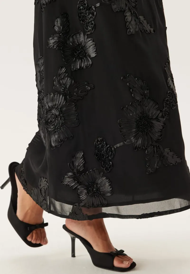 BUBBLEROOM 3D Flower Maxi Skirt