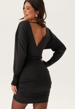 BUBBLEROOM Draped Mini Dress