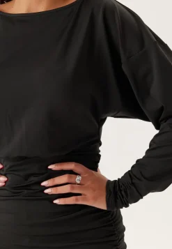 BUBBLEROOM Draped Mini Dress