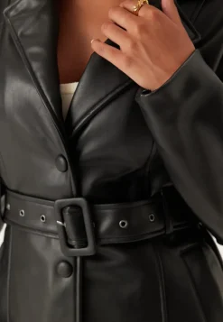 Chiara Forthi Faux Fur PU Jacket