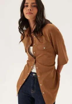 Happy Holly Faux Suede Shirt