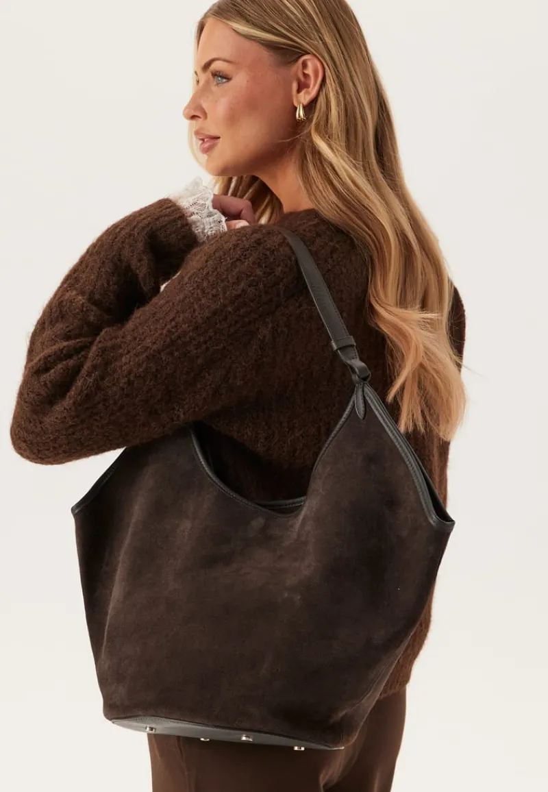 Latalia Ferrara Suede Shopping Bag