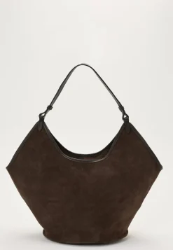 Latalia Ferrara Suede Shopping Bag