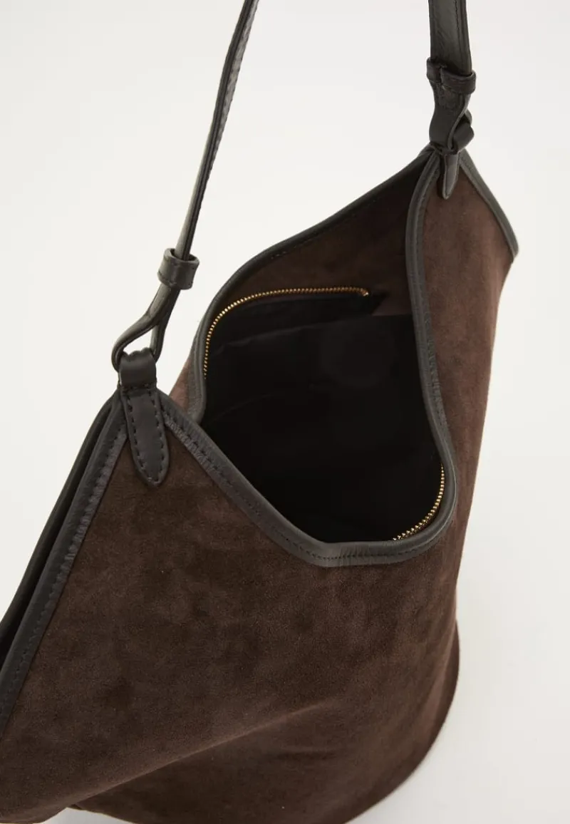 Latalia Ferrara Suede Shopping Bag