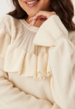 Happy Holly Flounce Sweater