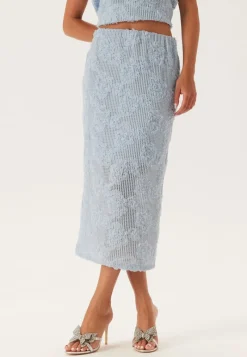 BUBBLEROOM Flower Mesh Skirt