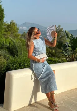 BUBBLEROOM Flower Mesh Top