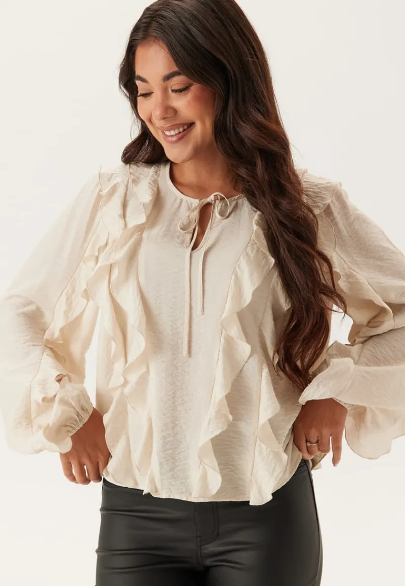 Happy Holly Frill Blouse