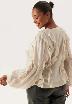 Happy Holly Frill Blouse