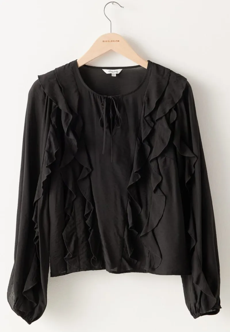 Happy Holly Frill Blouse