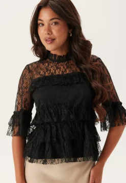 BUBBLEROOM Frill Lace Blouse