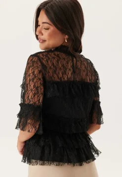 BUBBLEROOM Frill Lace Blouse
