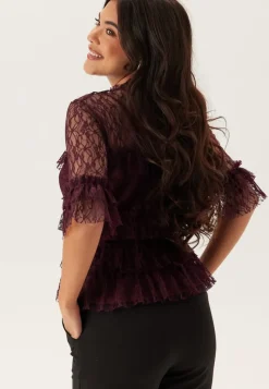 BUBBLEROOM Frill Lace Blouse
