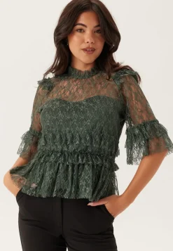 BUBBLEROOM Frill Lace Blouse