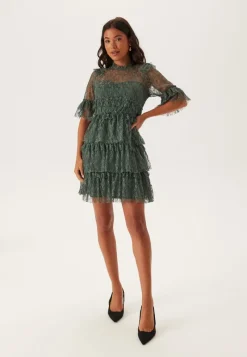 BUBBLEROOM Frill Lace Dress