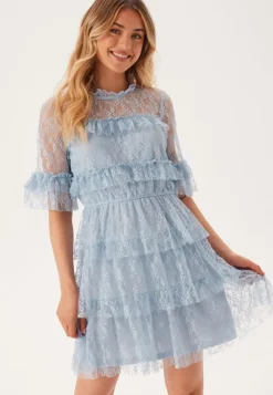 BUBBLEROOM Frill Lace Dress
