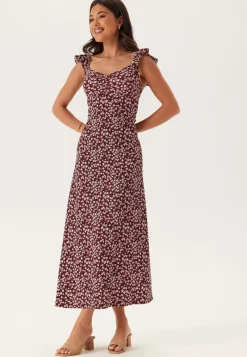BUBBLEROOM Frill Maxi Dress
