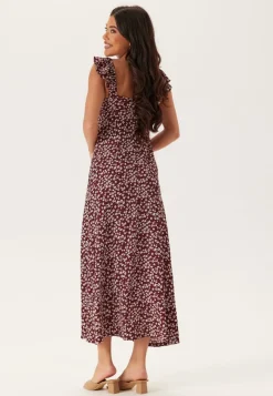 BUBBLEROOM Frill Maxi Dress