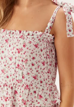 BUBBLEROOM Frill Maxi Viscose Dress